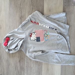 Hello kitty Team USA large hoodie